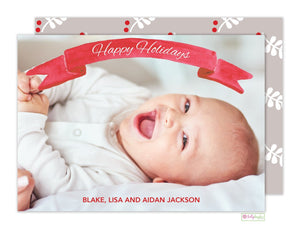Banner Holiday Photo Card