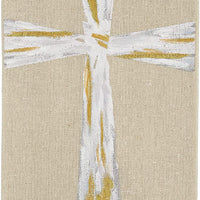 Cross Painted Flour Sack Towel
