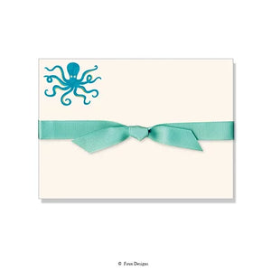 Personalized Octopus Flat Notes