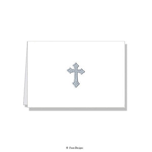 Personalized Cross Folded Notes