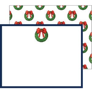 Christmas Wreath Flat Notecards