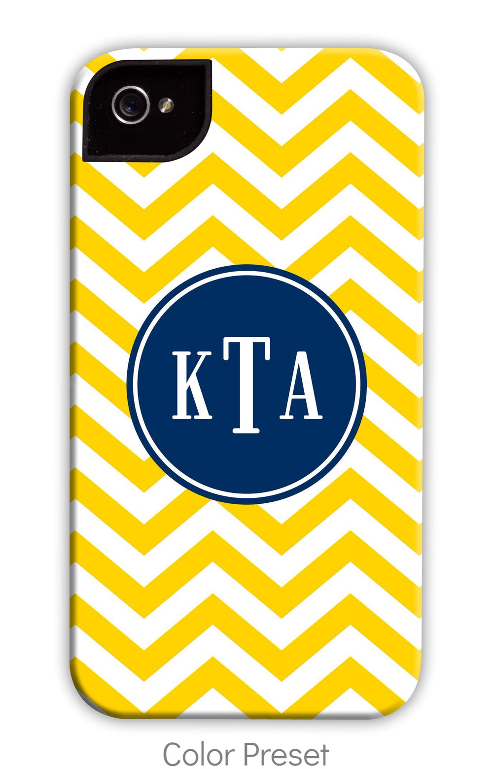Chevron Yellow Phone Case