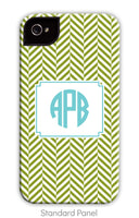 Herringbone Green Phone Case
