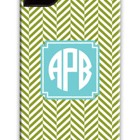 Herringbone Green Phone Case