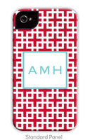Lattice Red Phone Case
