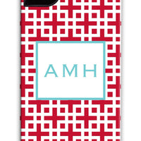 Lattice Red Phone Case