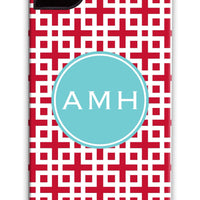 Lattice Red Phone Case