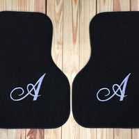Monogrammed Car Mats - Front Wheel Drive 2 or 4 piece set