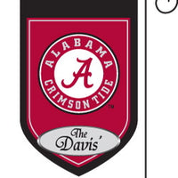 Monogrammed Alabama Garden Flag
