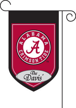 Monogrammed Alabama Garden Flag
