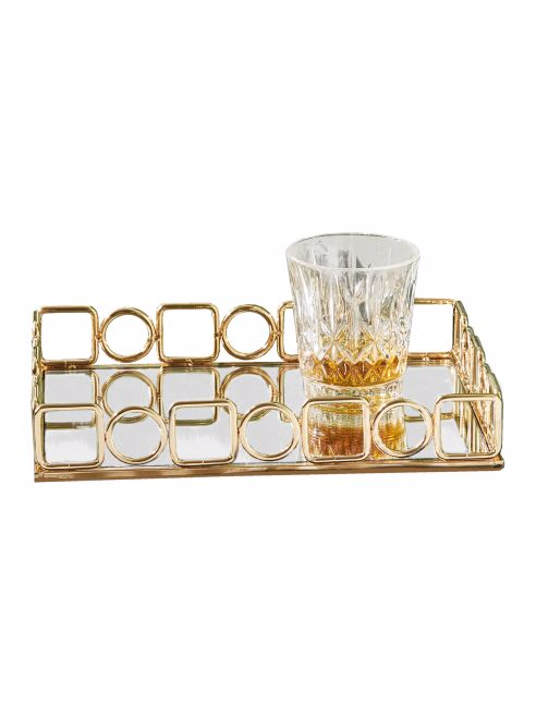 All That Jazz Mirrored Tray
