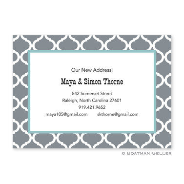 AnnTile Gray Notecard