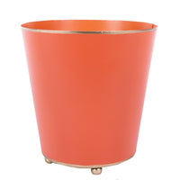 Color Block Round Cachepot with Monogram
