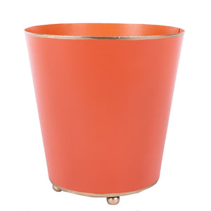 Color Block Round Cachepot with Monogram