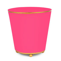 Color Block Round Cachepot with Monogram