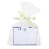 Monogrammed Southern Blooms Flat Note