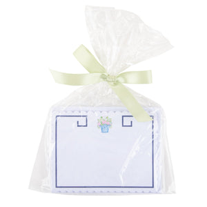 Monogrammed Southern Blooms Flat Note