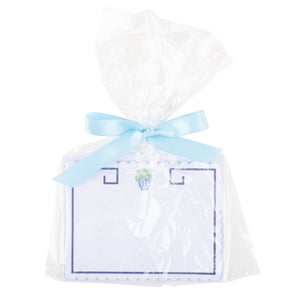Monogrammed Southern Blooms Flat Note