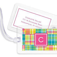 Madras Patch Bag Tags Set