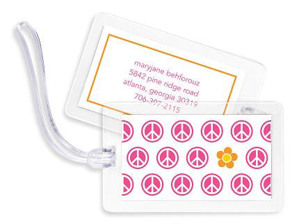 Peace Bag Tags Set