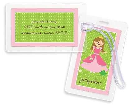 Princess Bag Tags Set