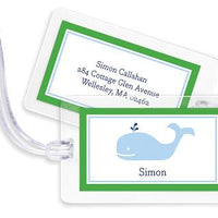 Whale Bag Tags Set