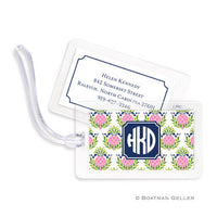 Pineapple Repeat Pink Bag Tags Set