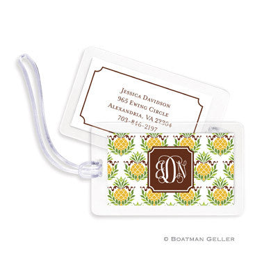 Pineapple Repeat Bag Tags Set