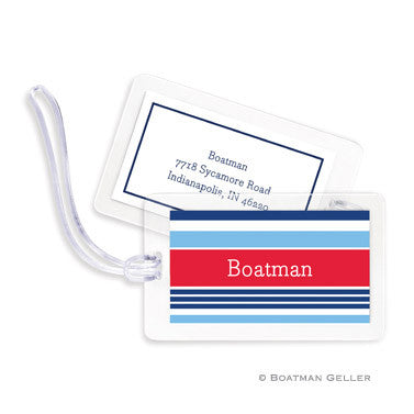 Espadrille Nautical Bag Tags Set