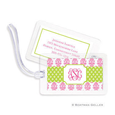 Beti Pink Bag Tags Set