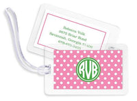 Polka Dot Bag Tags Set
