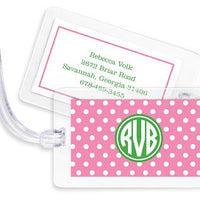 Polka Dot Bag Tags Set