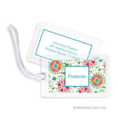 Suzani Bag Tags Set