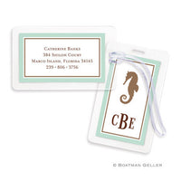 Seahorse Bag Tags Set