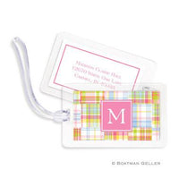 Madras Patch Bag Tags Set
