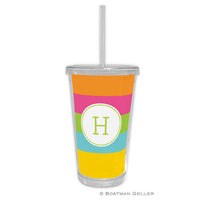 Bold Stripe Beverage Tumbler
