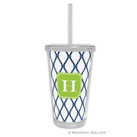 Bamboo w/ White Background Beverage Tumbler
