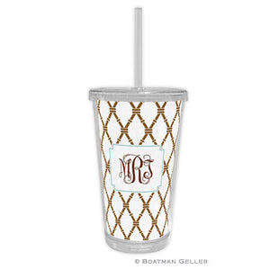 Bamboo Brown & Slate Beverage Tumbler