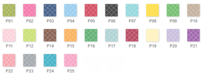 Basketweave Clipboard (25 Colors)