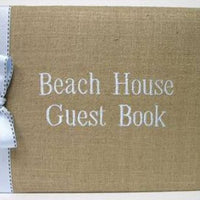 Linen Beach House Guest Book