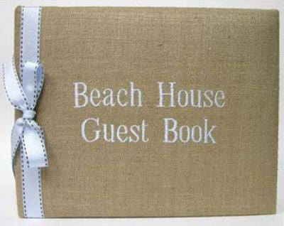 Linen Beach House Guest Book