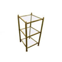 Brass 3-Tiered Etagere