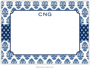 Beti Navy Flat Notecard