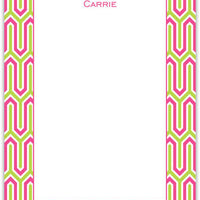Blaine Pink & Lime Flat Notecard