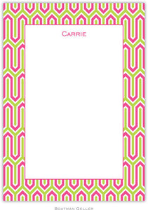 Blaine Pink & Lime Flat Notecard