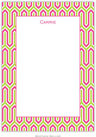 Blaine Pink & Lime Flat Notecard