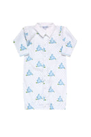 Blue Bunny Baby Converter Gown
