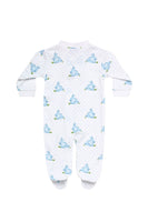 Blue Bunny Baby Zipper Footie
