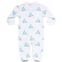 Blue Bunny Baby Zipper Footie