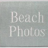 Blue & Ivory Linen Beach Photo Album